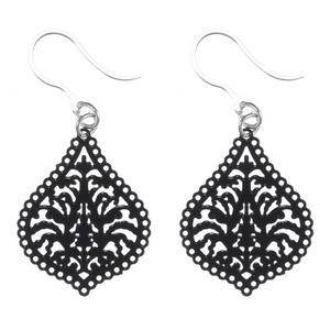 Moroccan Lamp Dangles Hypoallergenic Earrings for Sensitive Ears Made with Plastic Posts