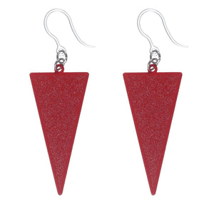 Inverted Triangle Dangles Hypoallergenic Earrings for Sensitive Ears Made with Plastic Posts