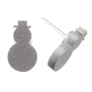 Snowman Studs Hypoallergenic Earrings for Sensitive Ears Made with Plastic Posts