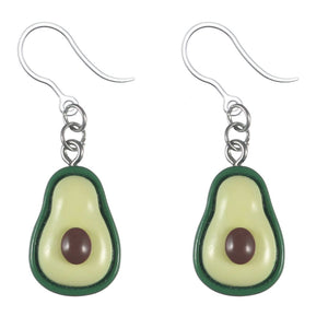 Avocado Halves Dangles Hypoallergenic Earrings for Sensitive Ears Made with Plastic Posts