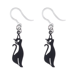 Cat Dangles Hypoallergenic Earrings for Sensitive Ears Made with Plastic Posts