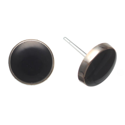 Gold Rimmed Paint Drop Studs