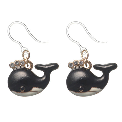 Jeweled Whale Dangles