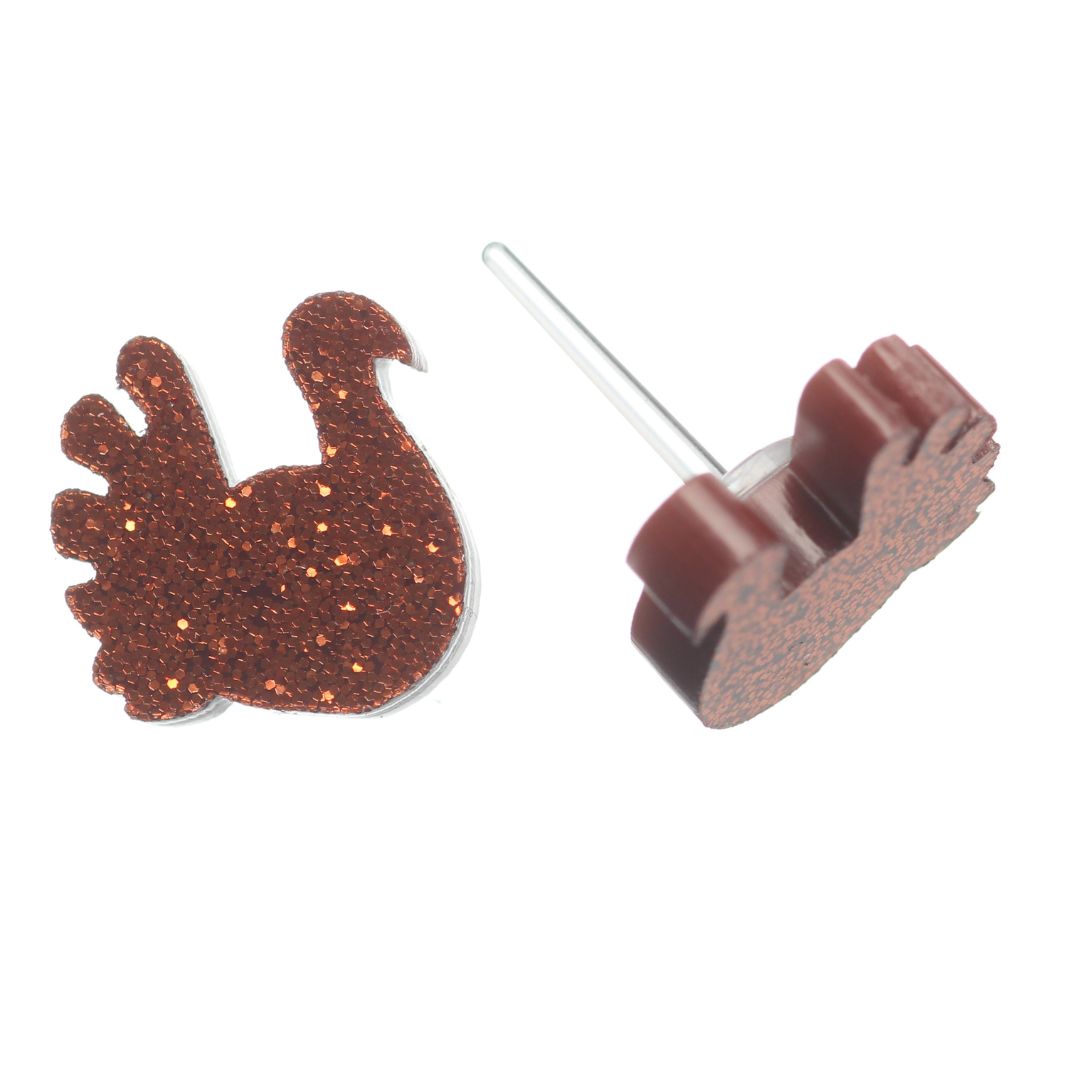 Turkey Studs Hypoallergenic Earrings for Sensitive Ears Made with Plastic Posts