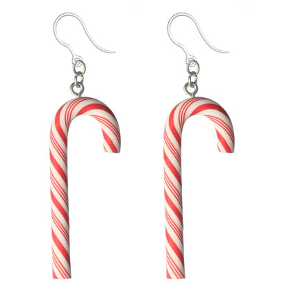 Exaggerated Candy Cane Dangles