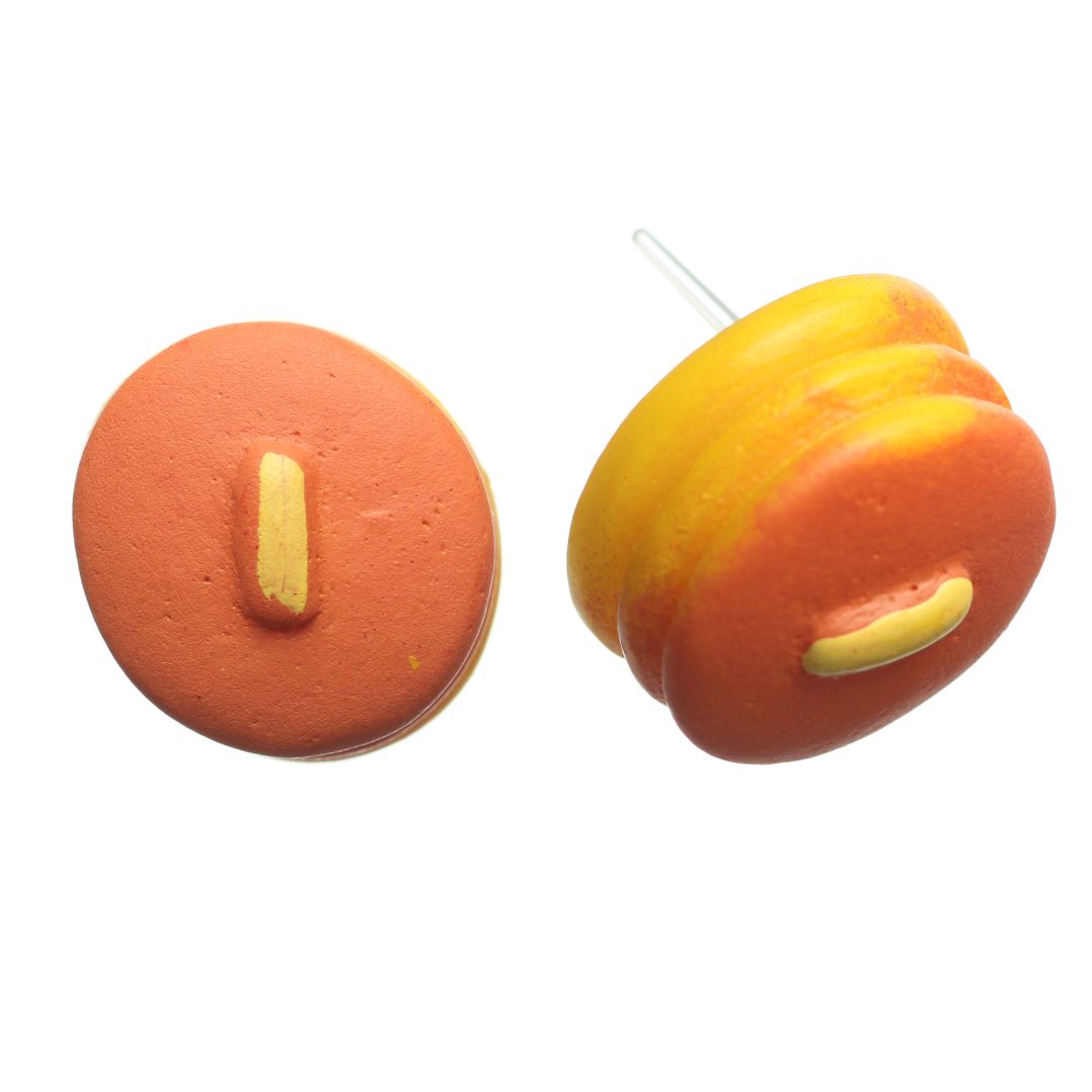 Exaggerated Pancakes Studs Hypoallergenic Earrings for Sensitive Ears Made with Plastic Posts