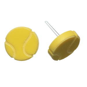 Tennis Ball Studs Hypoallergenic Earrings for Sensitive Ears Made with Plastic Posts