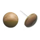 Wood Grain Button Studs