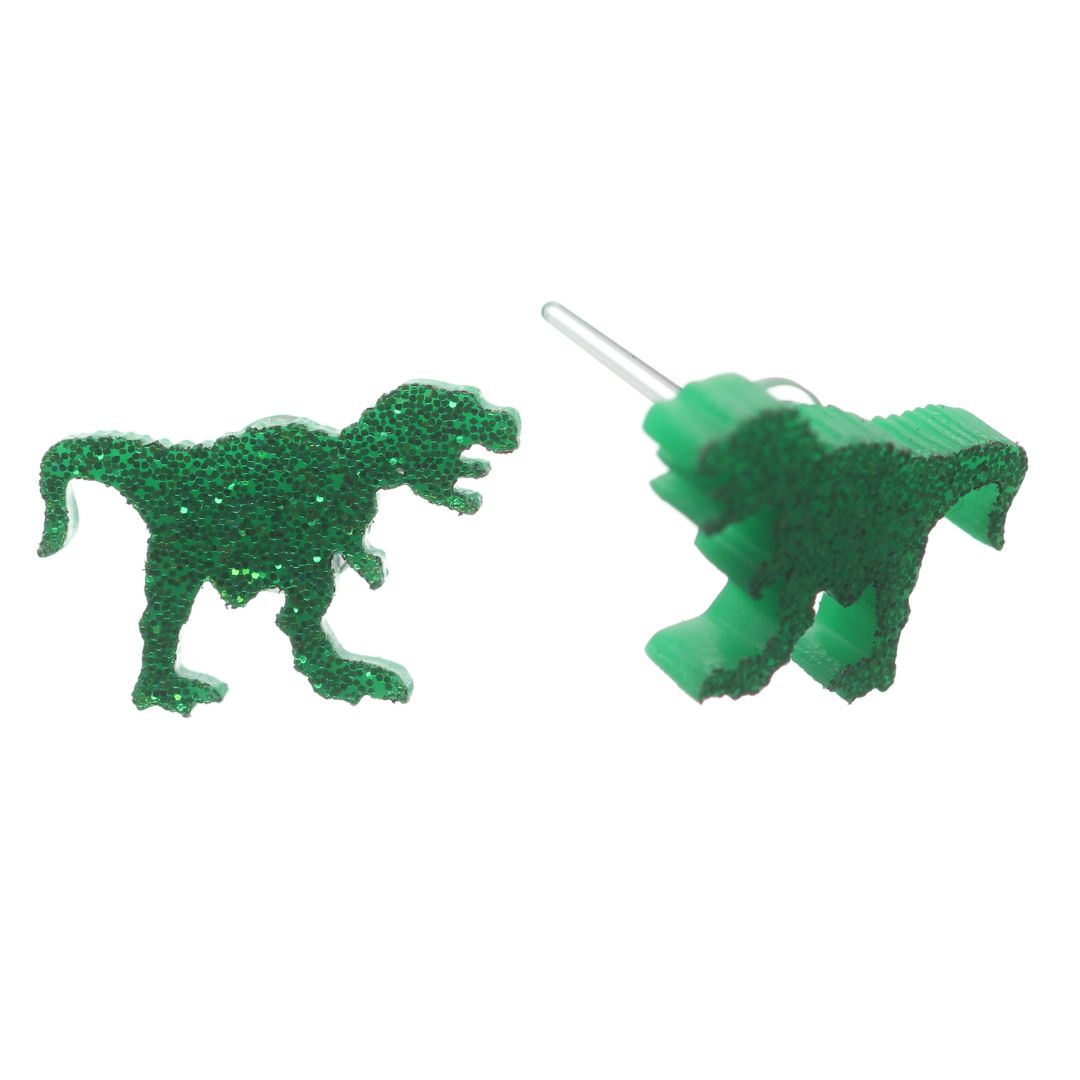 T-Rex Studs Hypoallergenic Earrings for Sensitive Ears Made with Plastic Posts