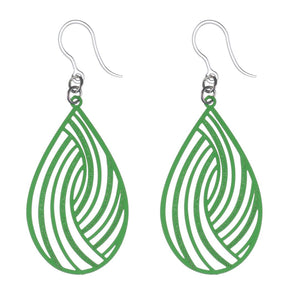 Large Teardrop Swirl Dangles