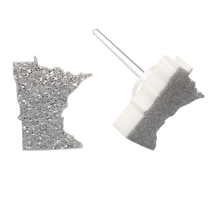 Minnesota Studs Hypoallergenic Earrings for Sensitive Ears Made with Plastic Posts