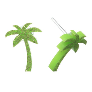 Palm Tree Studs Hypoallergenic Earrings for Sensitive Ears Made with Plastic Posts
