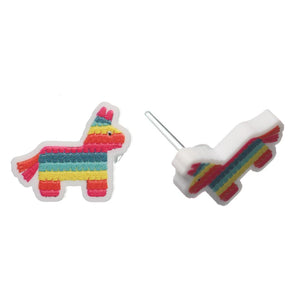 Piñata Studs Hypoallergenic Earrings for Sensitive Ears Made with Plastic Posts