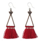 Bohemian Triangle Tassel Dangles