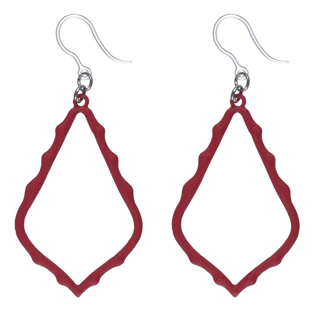 Medium Chandelier Dangles Hypoallergenic Earrings for Sensitive Ears Made with Plastic Posts