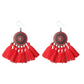 Bohemian Flower Fringe Dangles