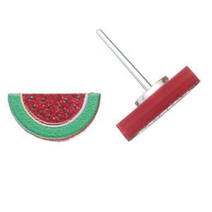 Watermelon Studs Hypoallergenic Earrings for Sensitive Ears Made with Plastic Posts