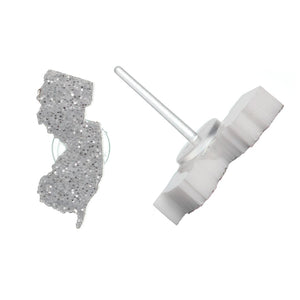 New Jersey Studs Hypoallergenic Earrings for Sensitive Ears Made with Plastic Posts