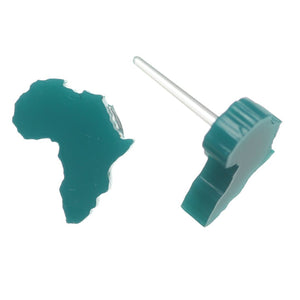 Africa Studs Hypoallergenic Earrings for Sensitive Ears Made with Plastic Posts