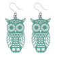 Owl Dangles Hypoallergenic Earrings for Sensitive Ears with Plastic Posts