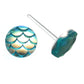 Mermaid Studs Hypoallergenic Earrings for Sensitive Ears with Plastic Posts
