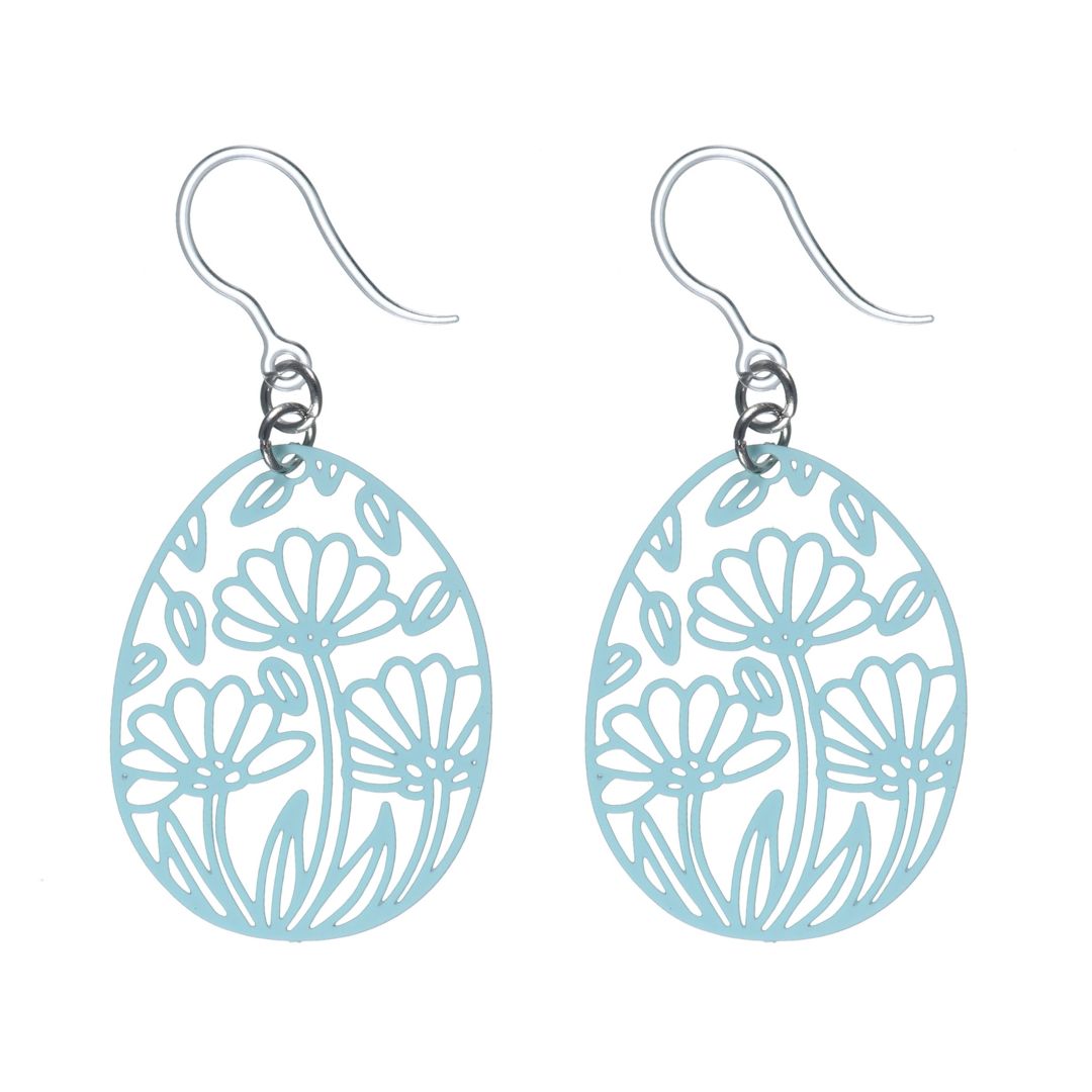 Spring Flower Dangles Hypoallergenic Earrings for Sensitive Ears Made with Plastic Posts
