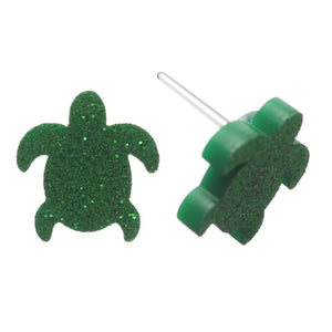 Turtle Studs Hypoallergenic Earrings for Sensitive Ears Made with Plastic Posts