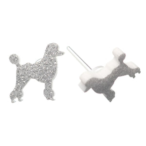 Poodle Studs Hypoallergenic Earrings for Sensitive Ears Made with Plastic Posts