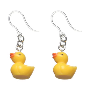 Rubber Duckie Dangles Hypoallergenic Earrings for Sensitive Ears Made with Plastic Posts