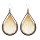 Bronze String Teardrop Dangles Hypoallergenic Earrings for Sensitive Ears Made with Plastic Posts