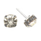 Faux Diamond Earrings (Studs) - 10mm silver