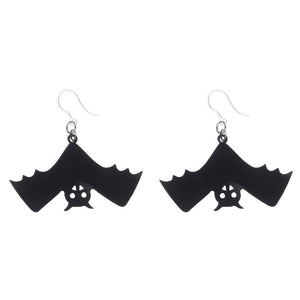 Exaggerated Bat Dangles Hypoallergenic Earrings for Sensitive Ears Made with Plastic Posts