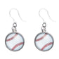 Sports Ball Dangles Hypoallergenic Earrings for Sensitive Ears Made with Plastic Posts