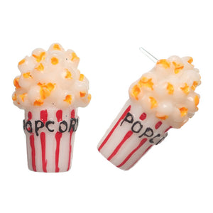 Exaggerated Popcorn Studs Hypoallergenic Earrings for Sensitive Ears Made with Plastic Posts