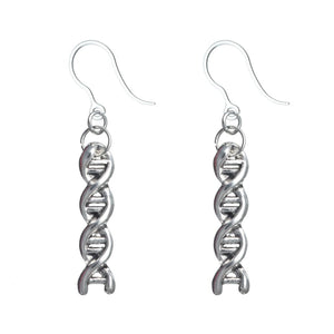 DNA Dangles Hypoallergenic Earrings for Sensitive Ears Made with Plastic Posts