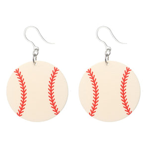 Sports Drop Dangles Hypoallergenic Earrings for Sensitive Ears Made with Plastic Posts