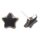 Gold Rimmed Star Studs