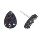 Teardrop Faux Druzy Studs Hypoallergenic Earrings for Sensitive Ears Made with Plastic Posts