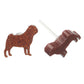 Pug Dog Glitter Studs Hypoallergenic Earrings for Sensitive Ears Made with Plastic Posts