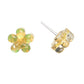 Confetti Flower Studs Hypoallergenic Earrings for Sensitive Ears Made with Plastic Posts