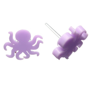 Octopus Studs Hypoallergenic Earrings for Sensitive Ears Made with Plastic Posts