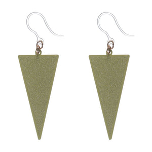 Inverted Triangle Dangles Hypoallergenic Earrings for Sensitive Ears Made with Plastic Posts