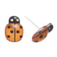 Glassy Ladybug Studs