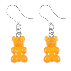 Gummy Bear Drop Dangles Hypoallergenic Earrings for Sensitive Ears Made with Plastic Posts