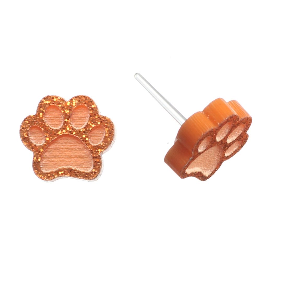 Le Vian Nude™ & Chocolate® Diamond Paw Prints Stud Earrings (3/8 ct. t.w.)  in 14k Rose Gold - Macy's