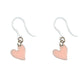 Paint Drop Heart Dangles Hypoallergenic Earrings for Sensitive Ears Made with Plastic Posts