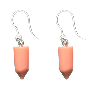 Colored Pencil Dangles Hypoallergenic Earrings for Sensitive Ears Made with Plastic Posts