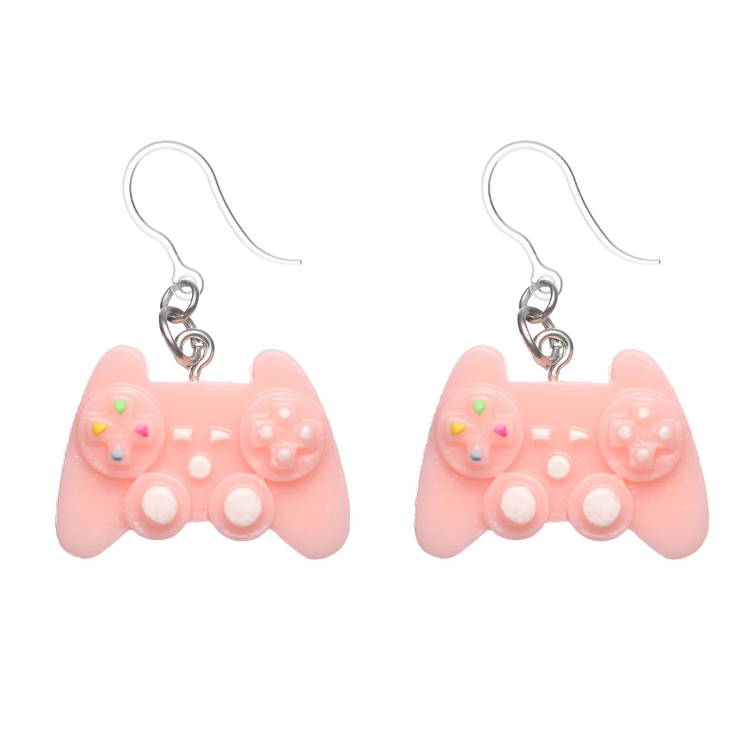 Exaggerated Game Controller Dangles Hypoallergenic Earrings for Sensitive Ears Made with Plastic Posts