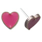 Gold Threaded Heart Studs
