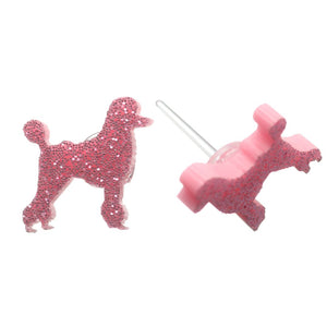 Poodle Studs Hypoallergenic Earrings for Sensitive Ears Made with Plastic Posts